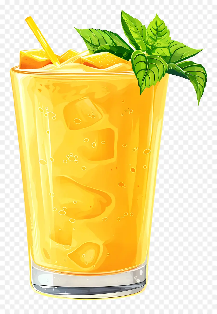 مشروب المانجو لاسي，عصير البرتقال PNG