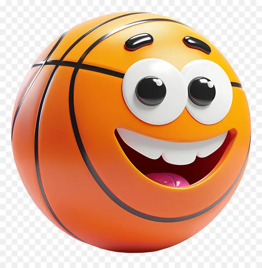 كرة كرتون ثلاثية الأبعاد，كرة السلة PNG