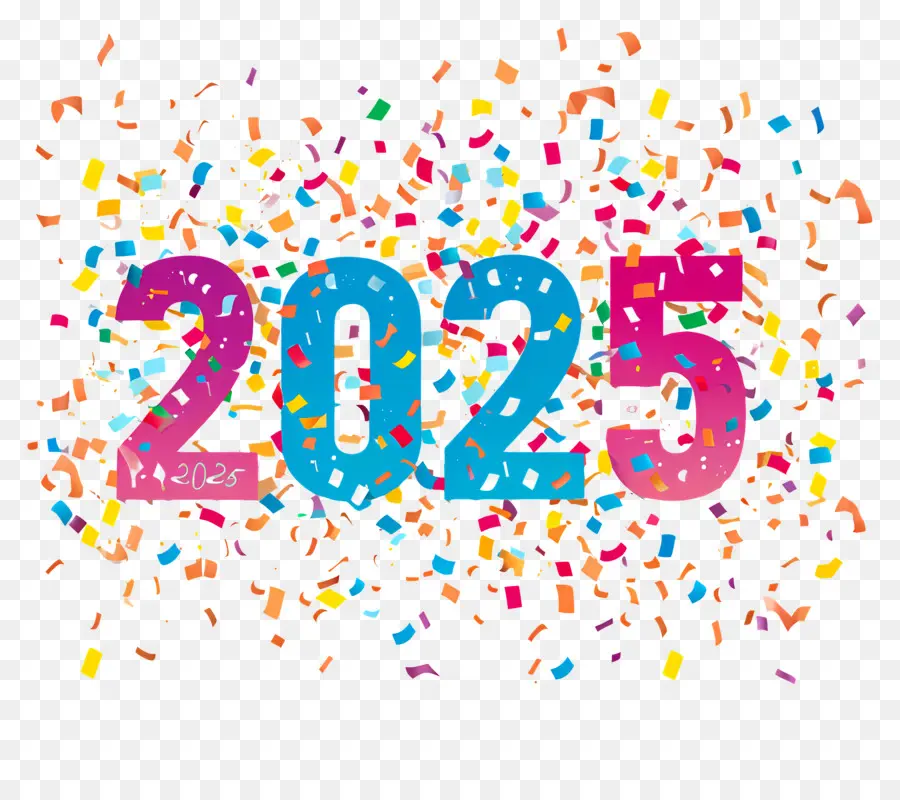 العام الجديد 2025，2025 علامة PNG