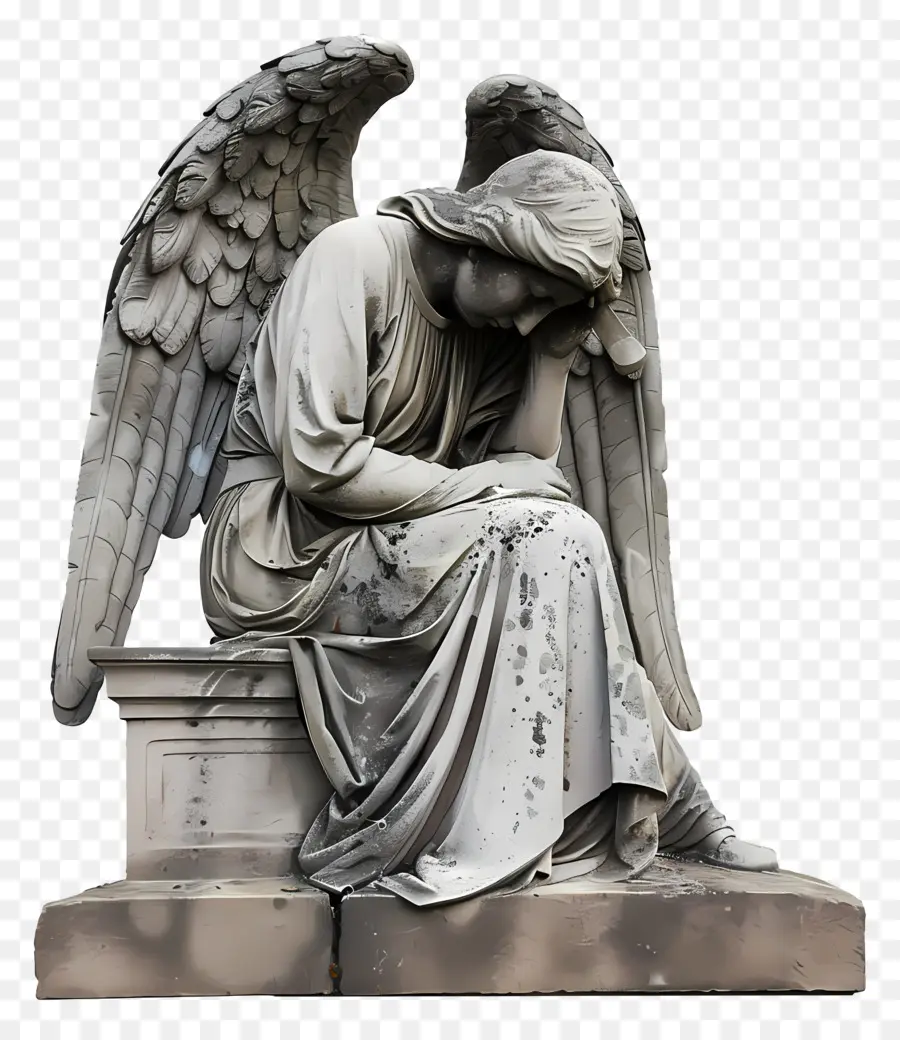 جنازة，تمثال الملاك PNG