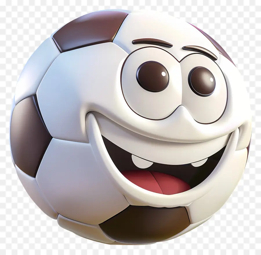 كرة كرتون ثلاثية الأبعاد，كرة القدم PNG