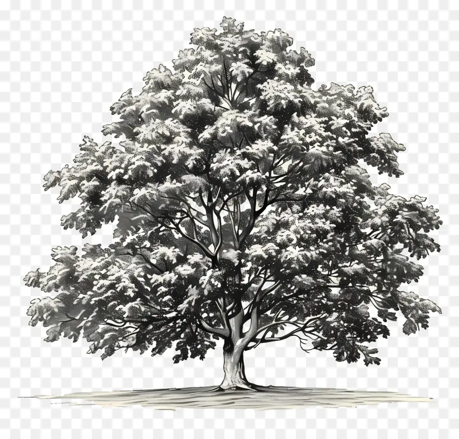 شجرة هيكوري，شجرة متهاوية PNG
