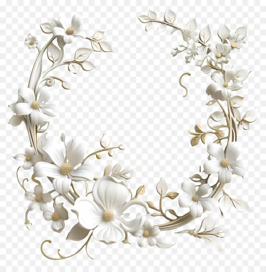 الزفاف الديكور，إكليلا من الزهور PNG