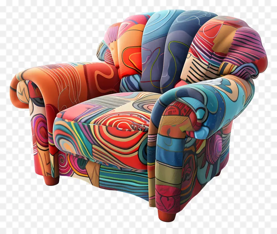 أريكة واحدة，كرسي ملون PNG
