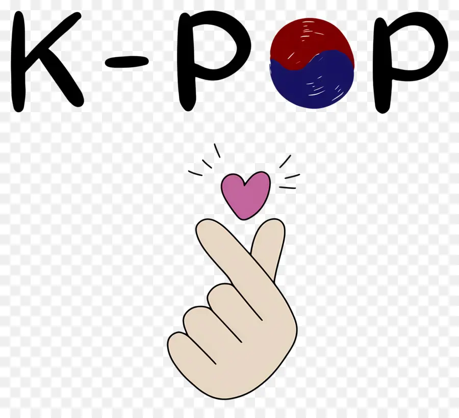 Kpop，لفتة اليد في الكيبوب PNG