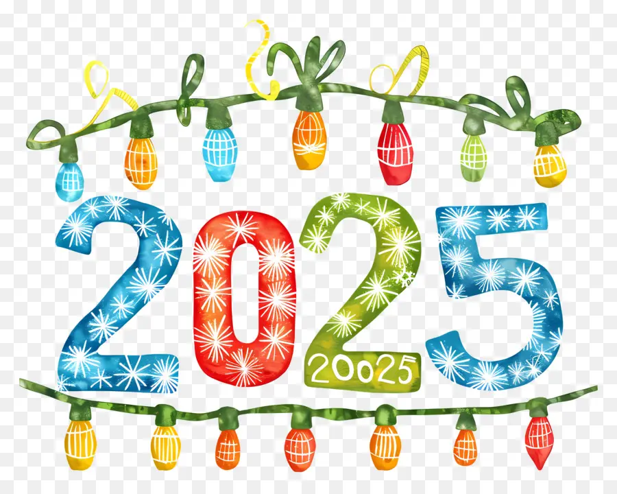العام الجديد 2025，سنة جديدة سعيدة PNG