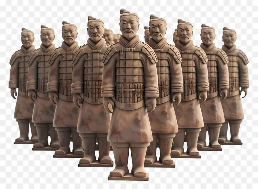 جيش الطين，المحاربون الصينيون القدامى PNG