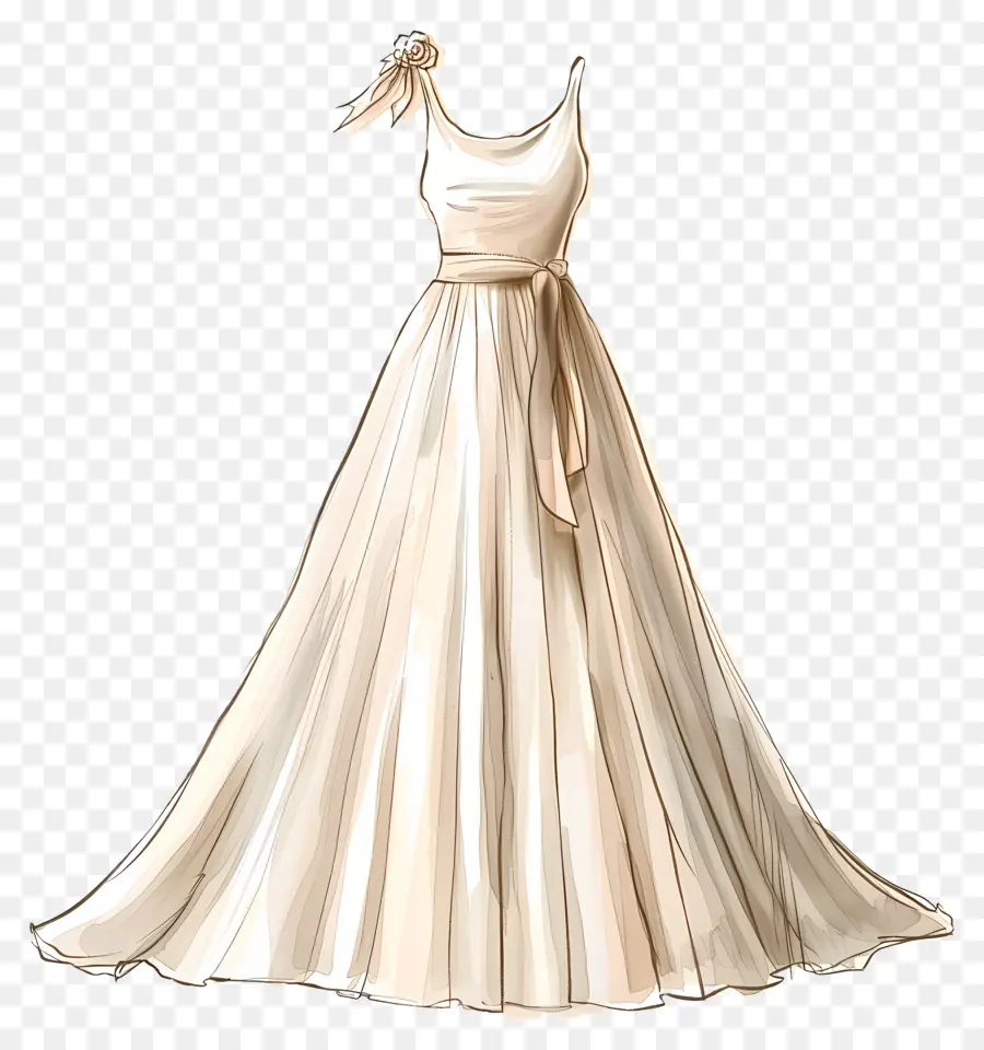 فستان زفاف بسيط，فستان الزفاف PNG