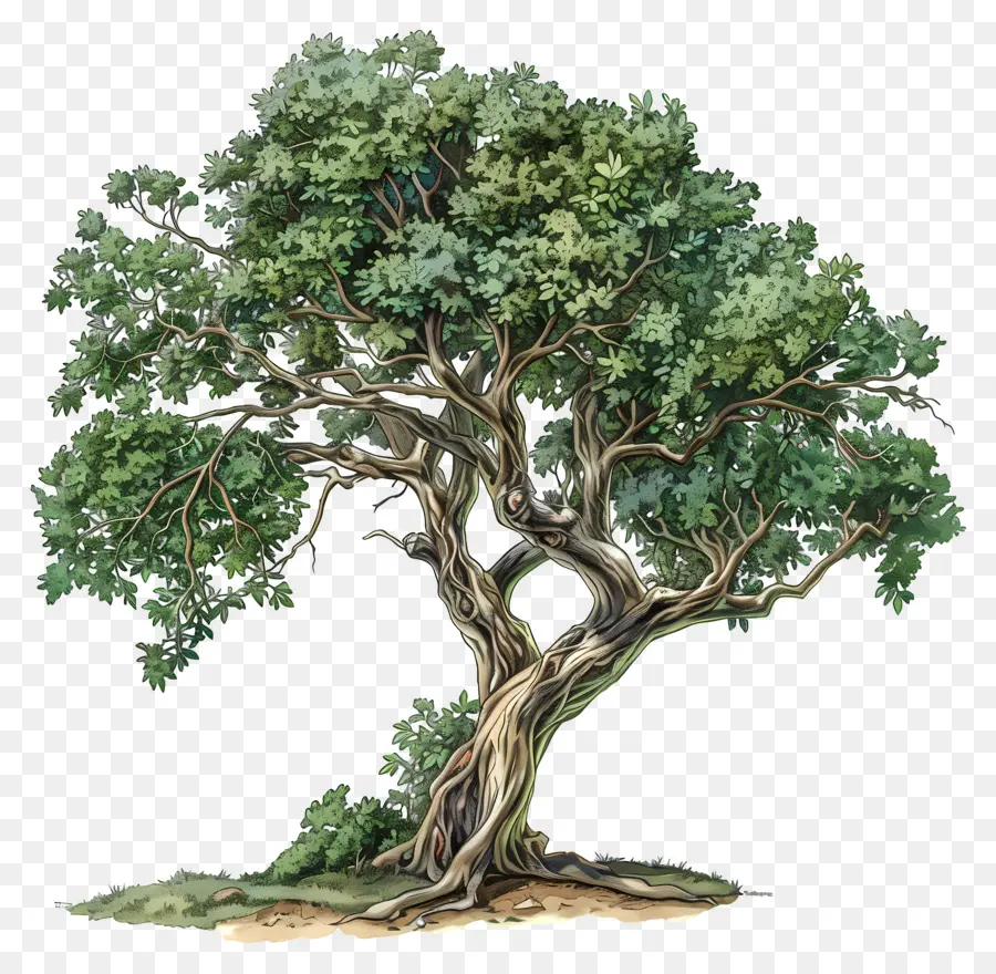شجرة الصندل，شجرة البلوط PNG
