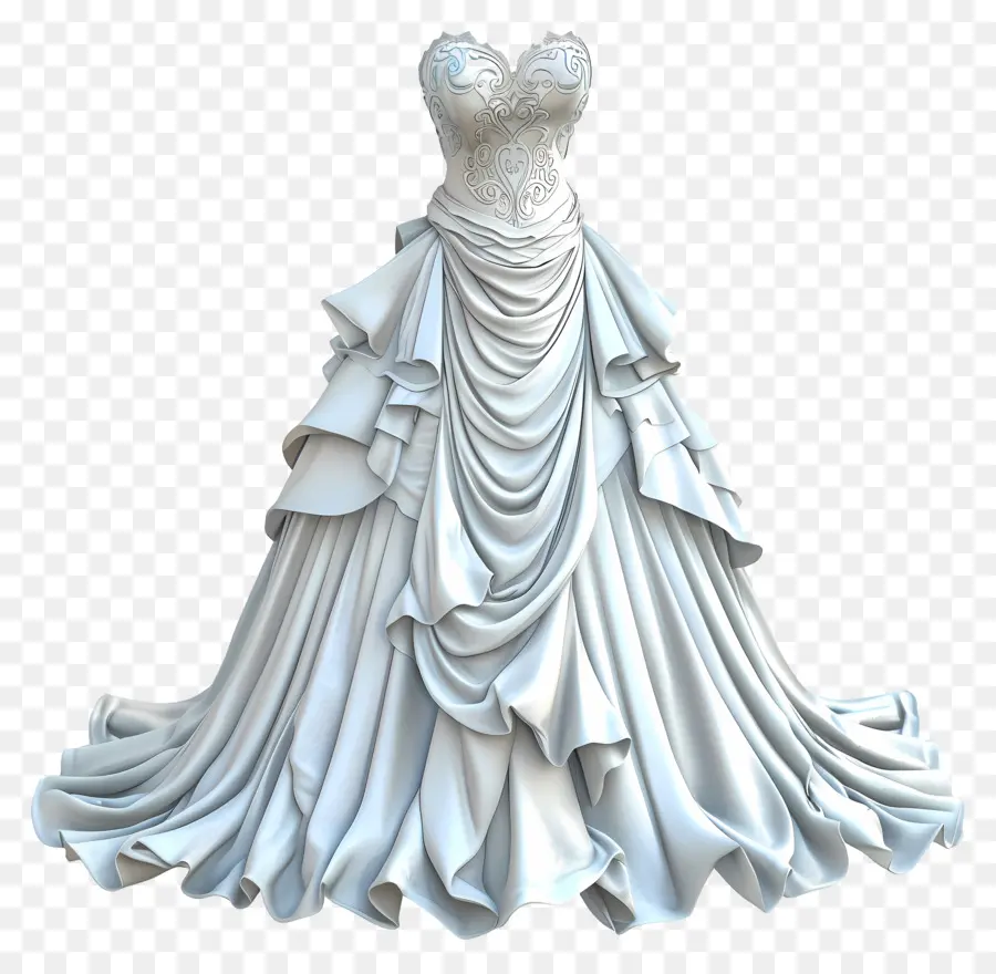فستان الزفاف，ثوب أبيض PNG