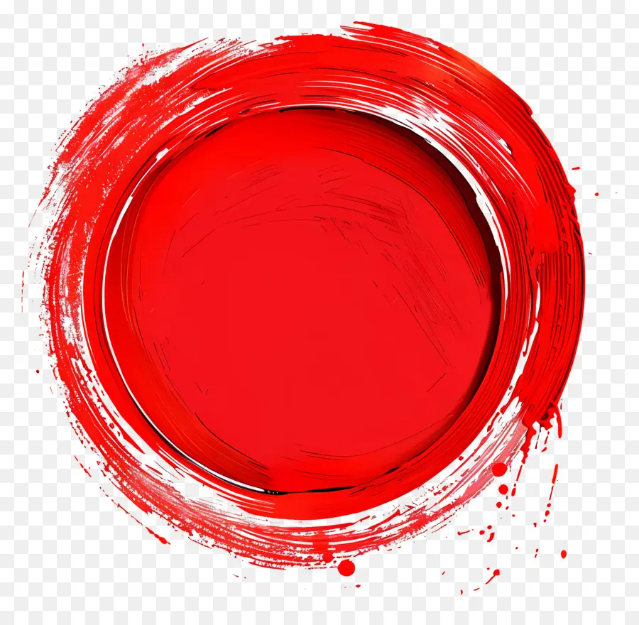 الدائرة الحمراء，الفن التجريدي PNG