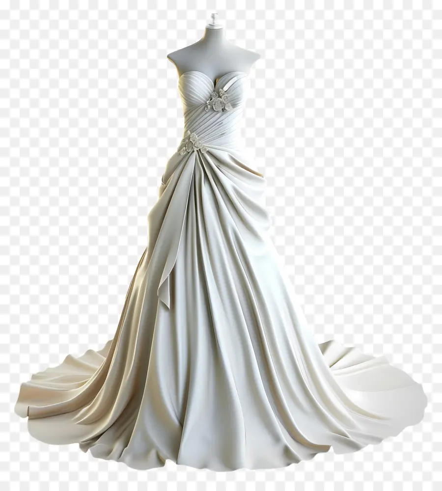 ثوب الزفاف，فستان أبيض PNG