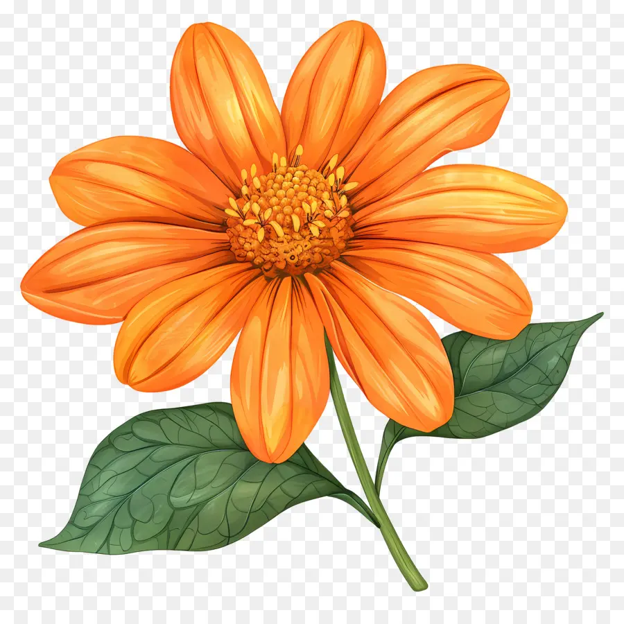زهرة تيثونيا，زهرة البرتقال PNG