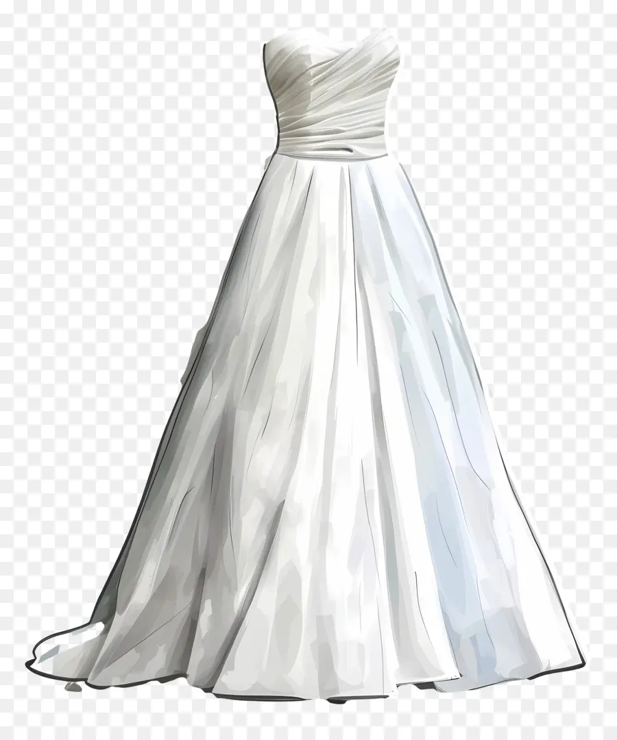 فستان زفاف بسيط，ثوب الزفاف PNG