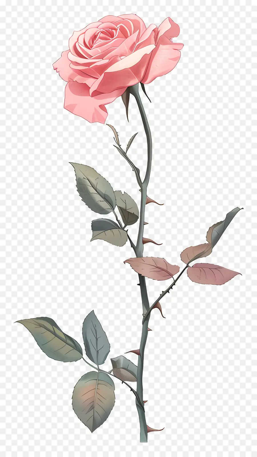الوردي روز，زهرة PNG