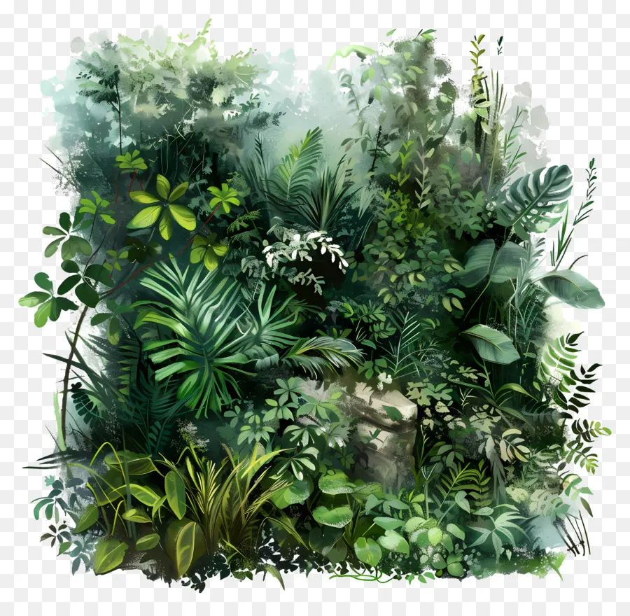 خضراء خضراء，الغابة PNG