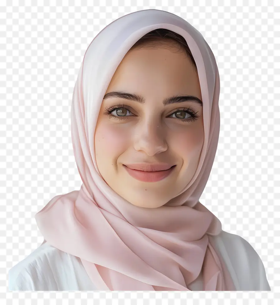 الباستيل الحجاب，المرأة المسلمة PNG