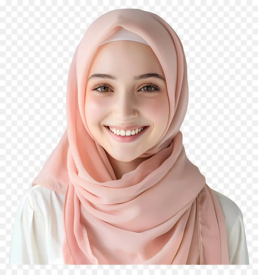 الباستيل الحجاب，الحجاب الوردي PNG