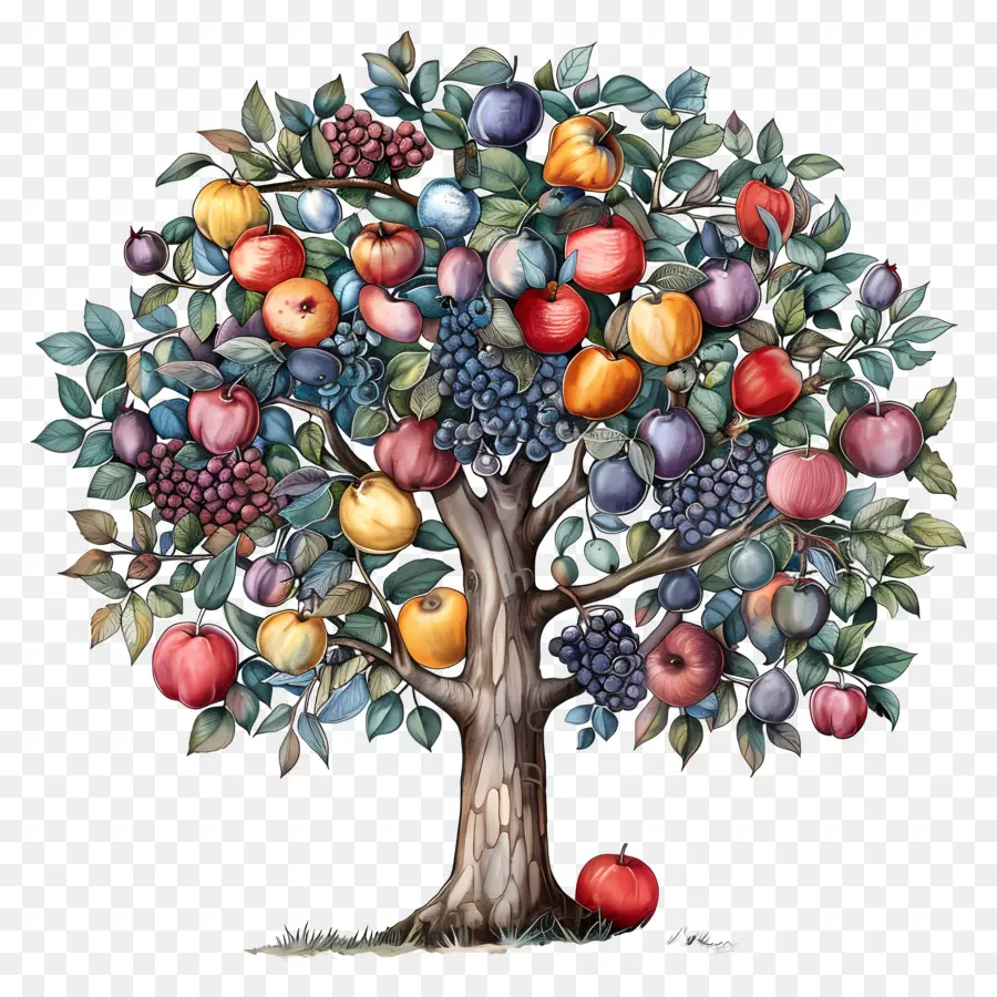 شجرة فاكهة，التفاح PNG
