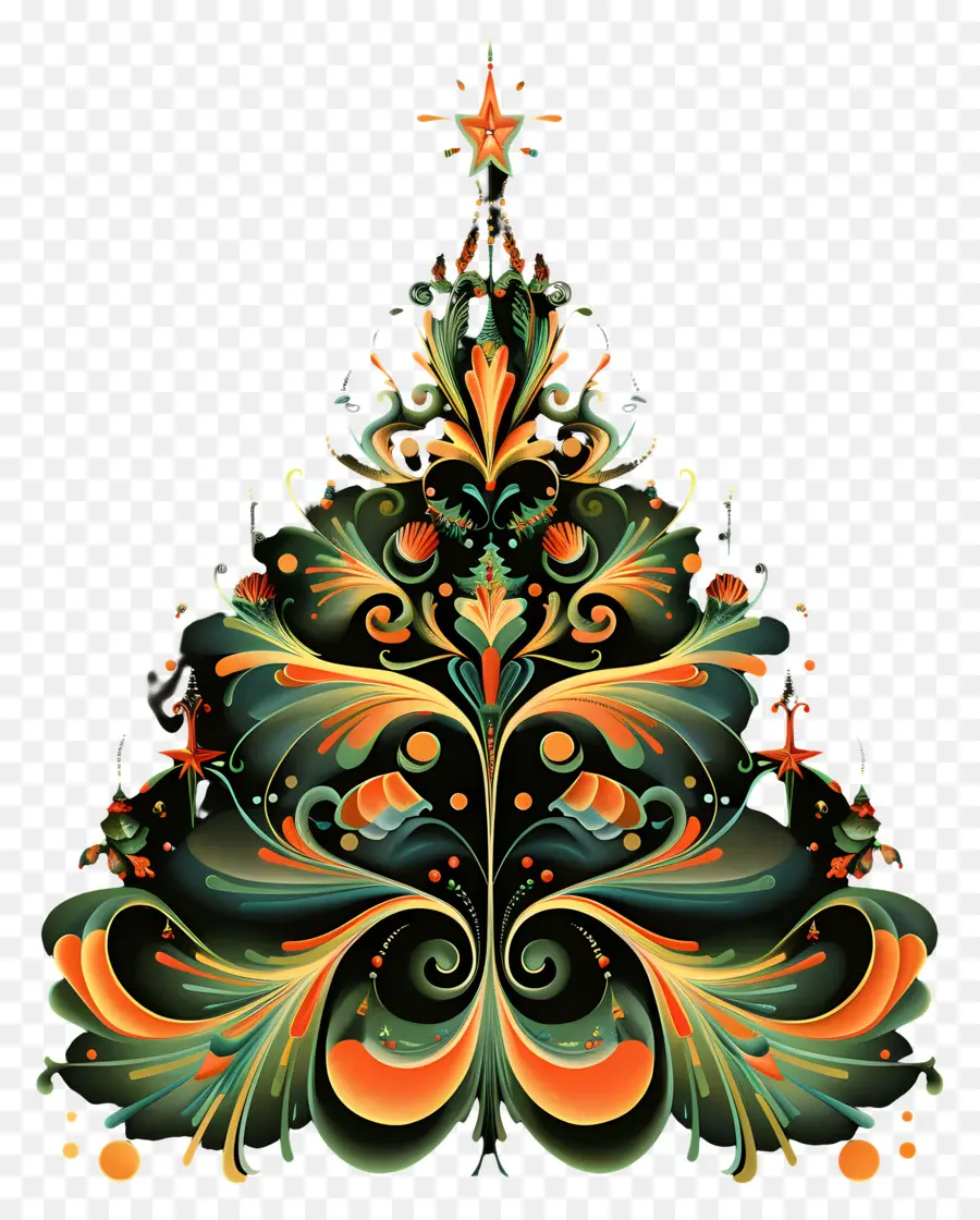 فن الخط ،，شجرة عيد الميلاد PNG