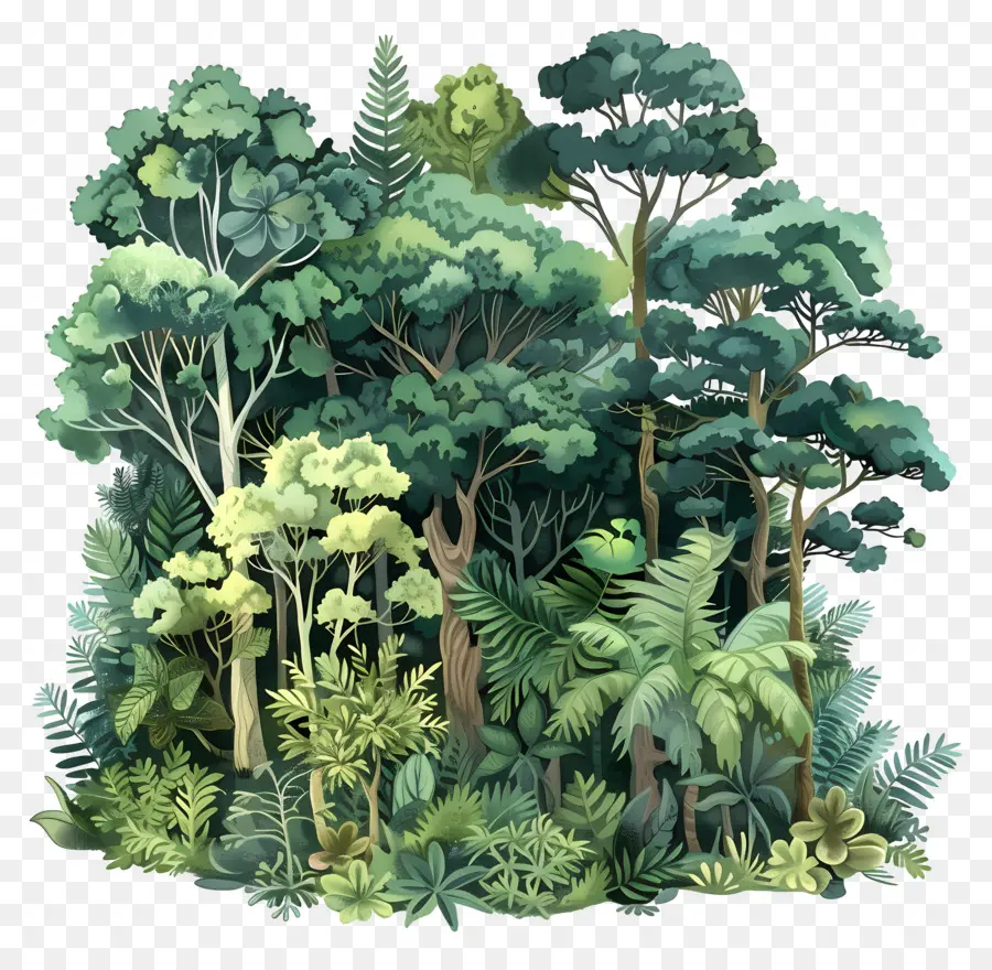 غابة الخصبة，الغابات PNG