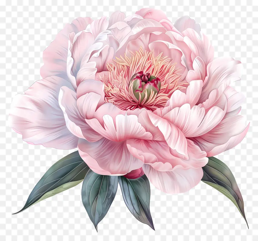 زهرة الفاوانيا，الوردي الفاوانيا PNG