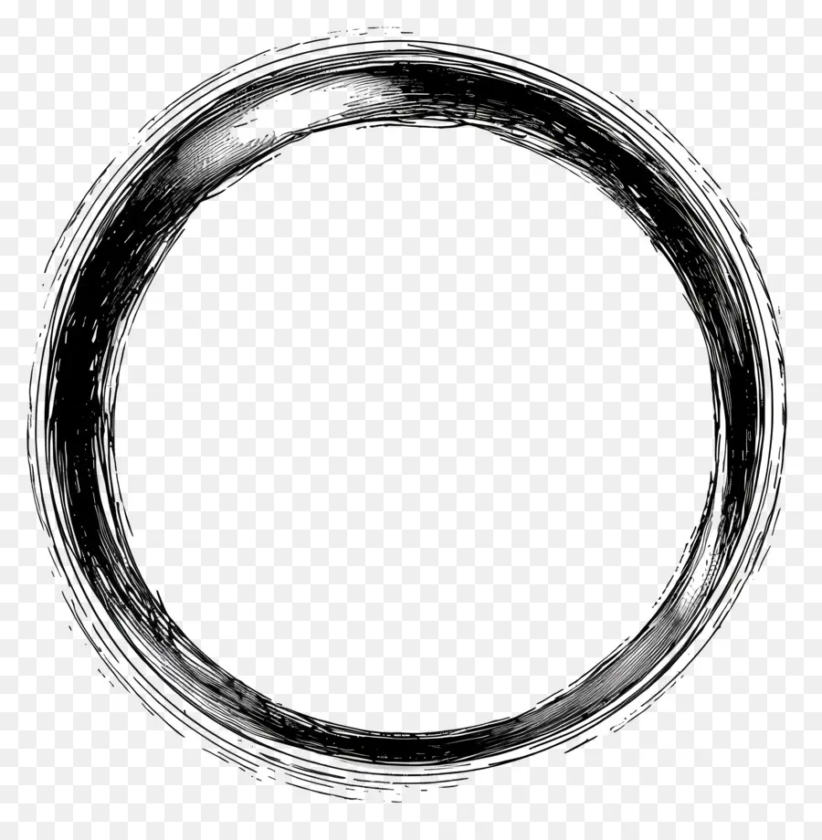 دائرة مرسومة，دائرة رمادية PNG