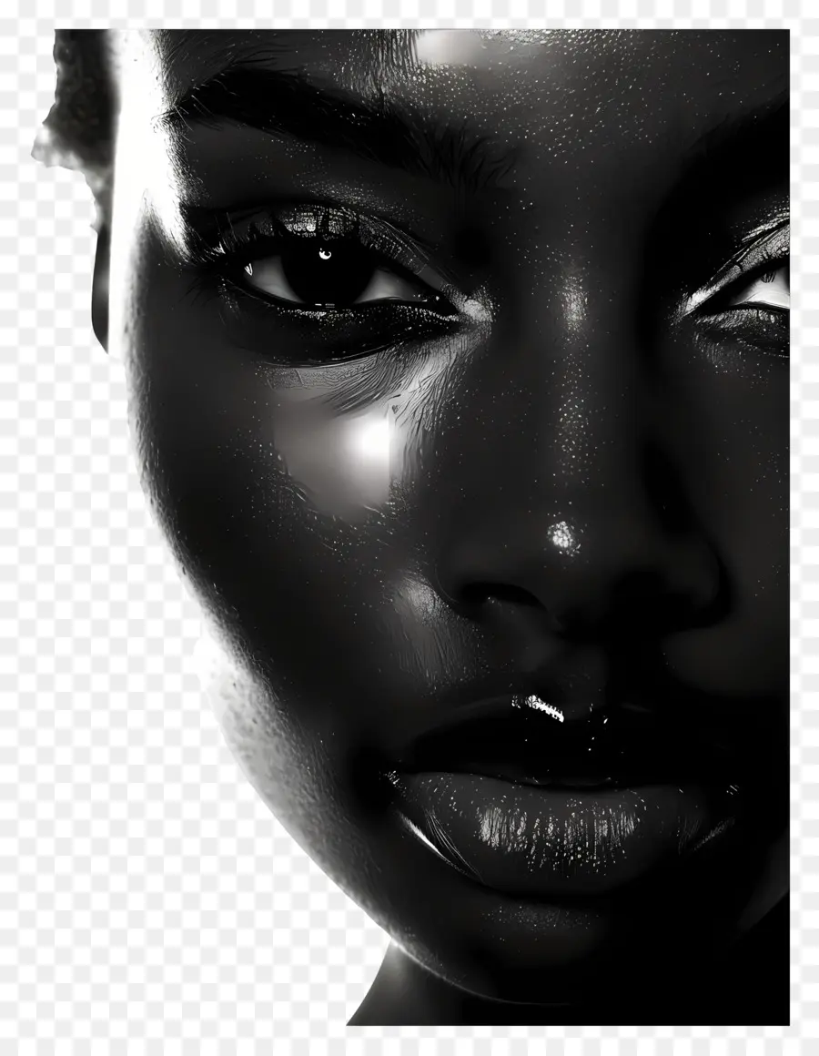 وجه امرأة سوداء，امرأة أمريكية من أصل أفريقي PNG
