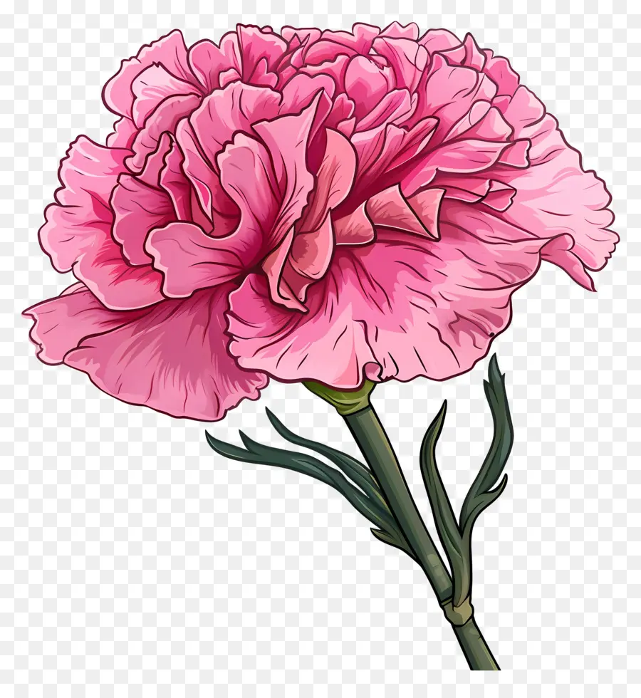 القرنفل الوردي，زهرة PNG