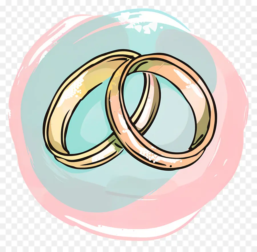 خاتم الزواج，خواتم الزفاف PNG