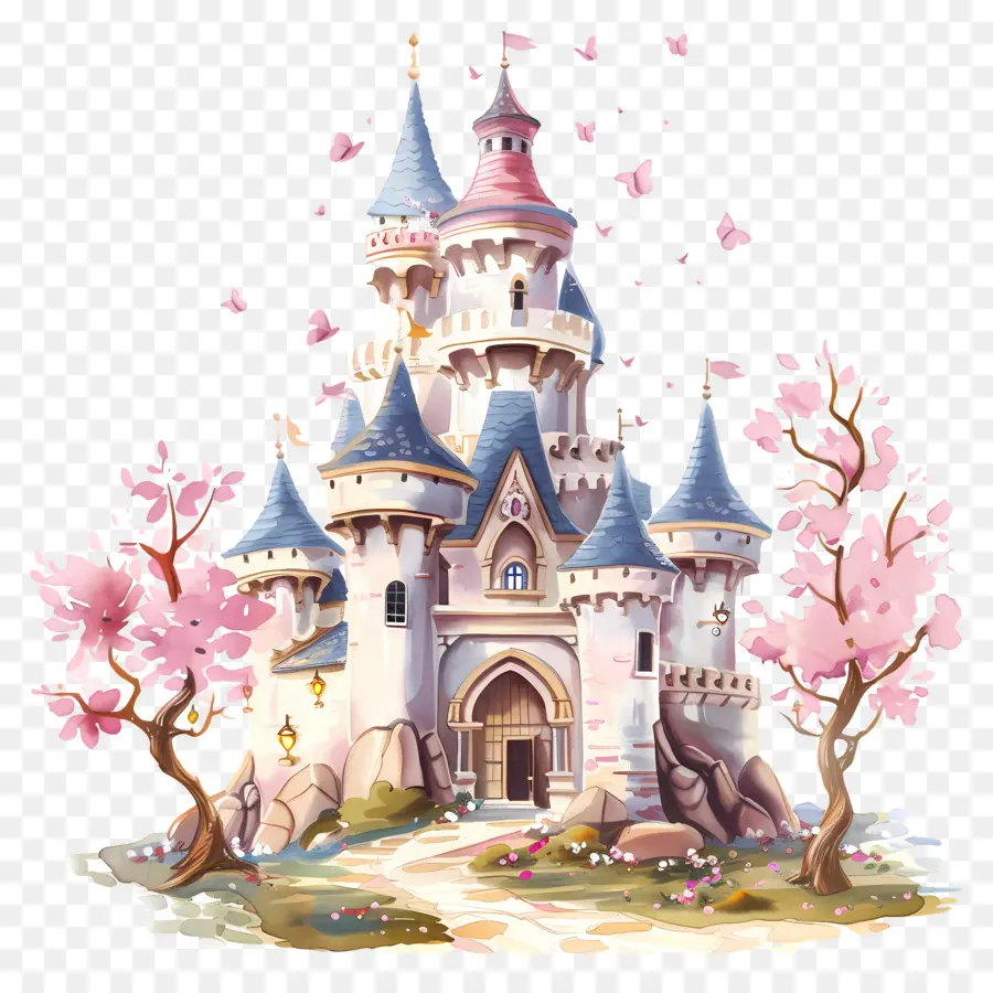أميرة القلعة，الوردي القلعة PNG
