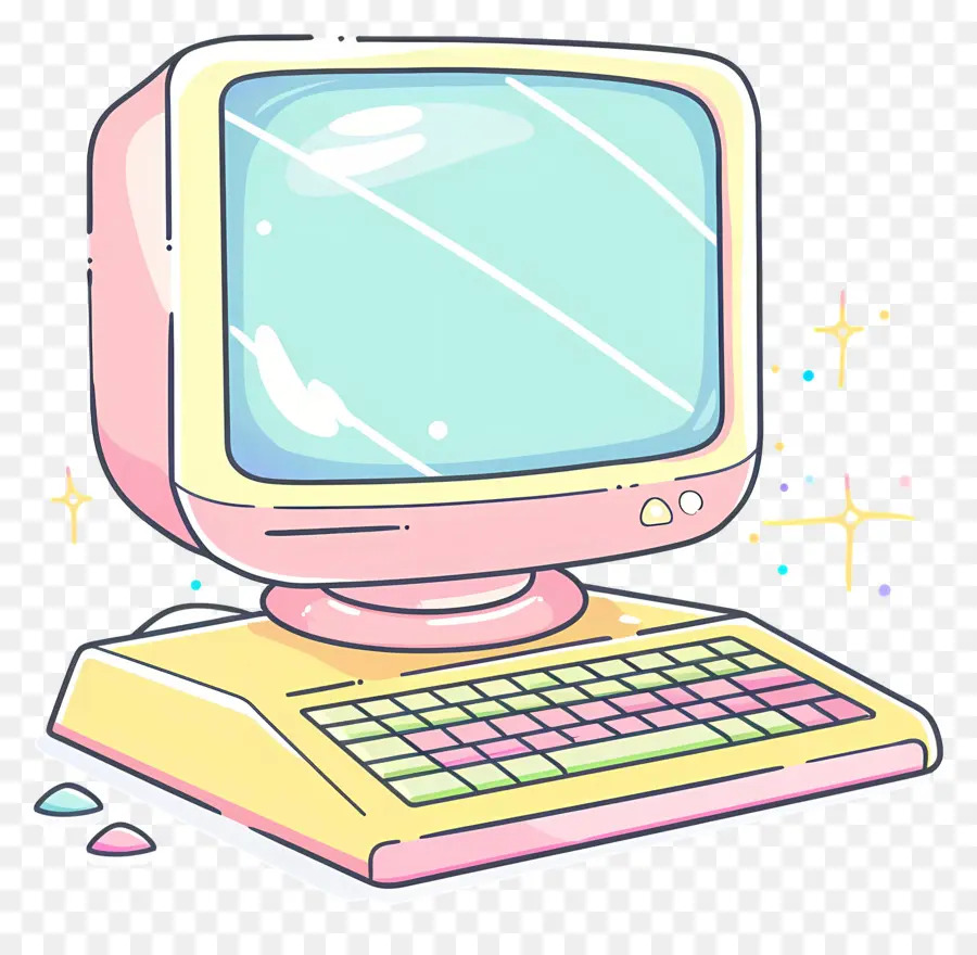 حاسوب，الكمبيوتر القديم PNG