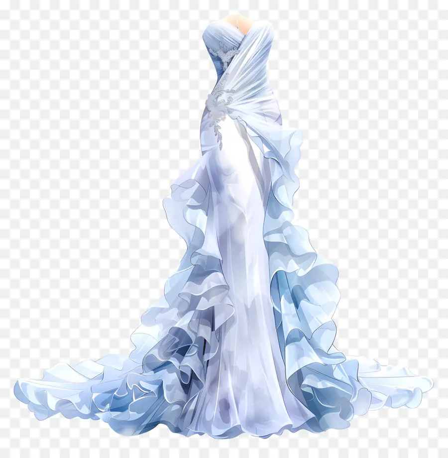 فستان الزفاف حورية البحر，ثوب الزفاف PNG