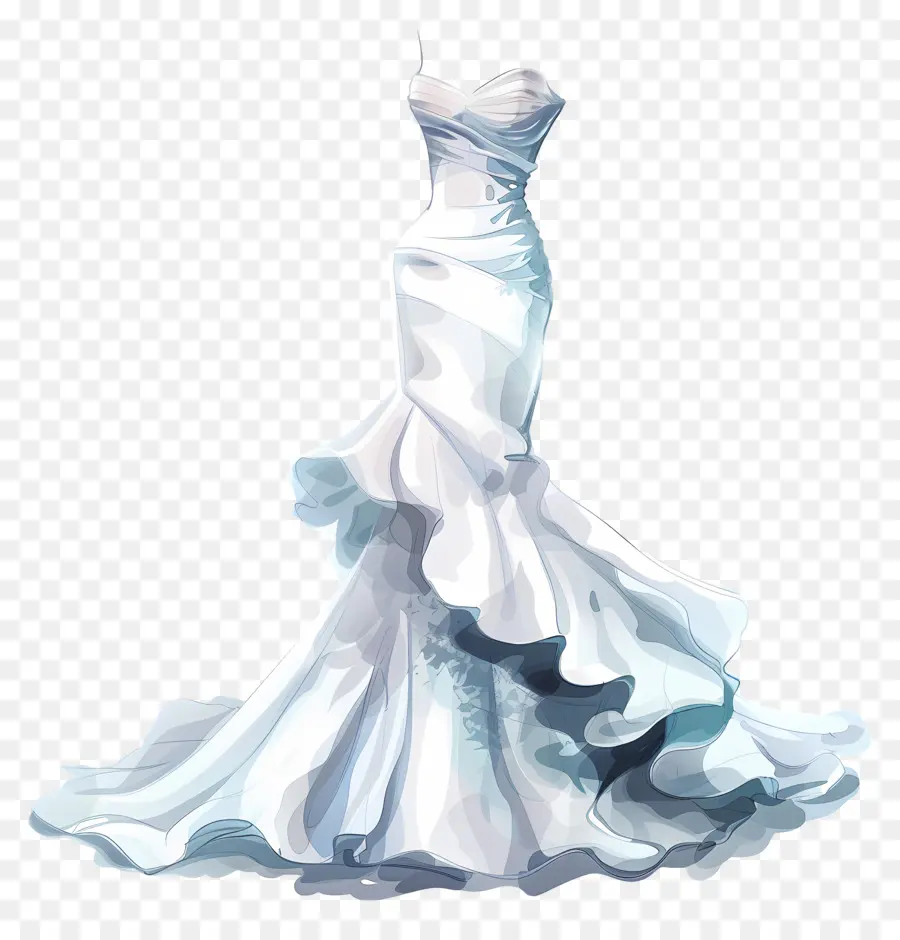 فستان الزفاف حورية البحر，ثوب الزفاف PNG