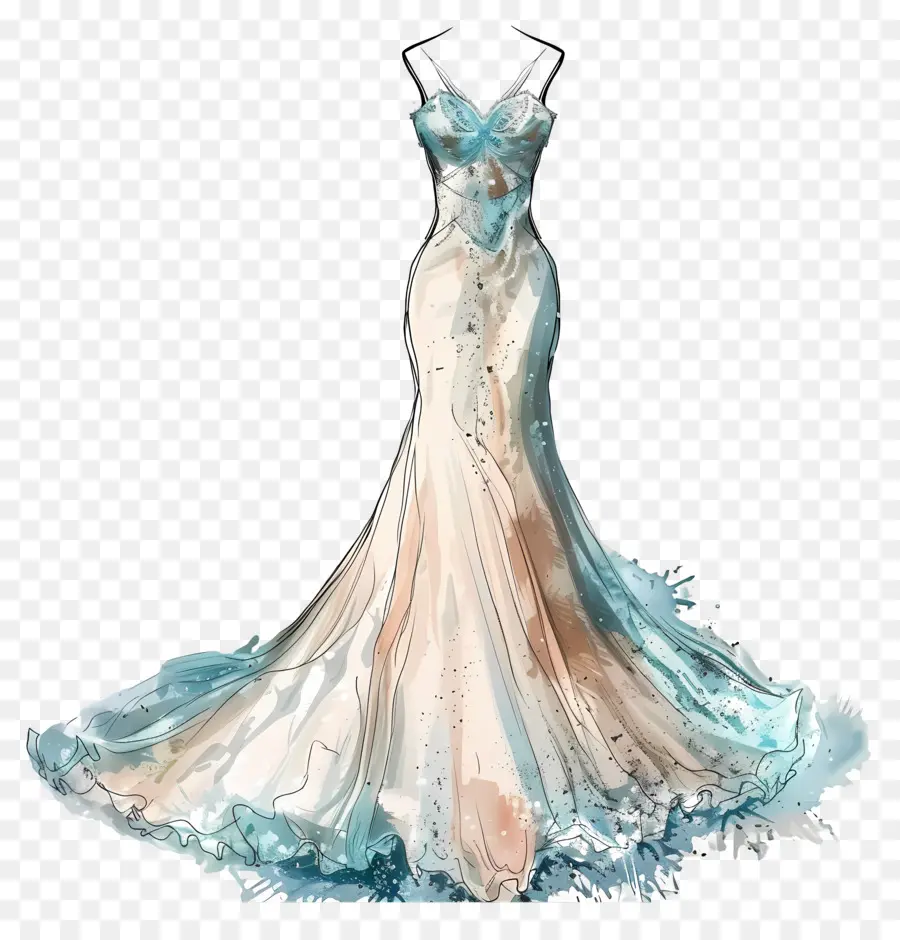 فستان الزفاف حورية البحر，فستان الزفاف PNG