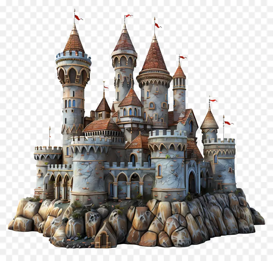 الخيال القلعة，القلعة PNG
