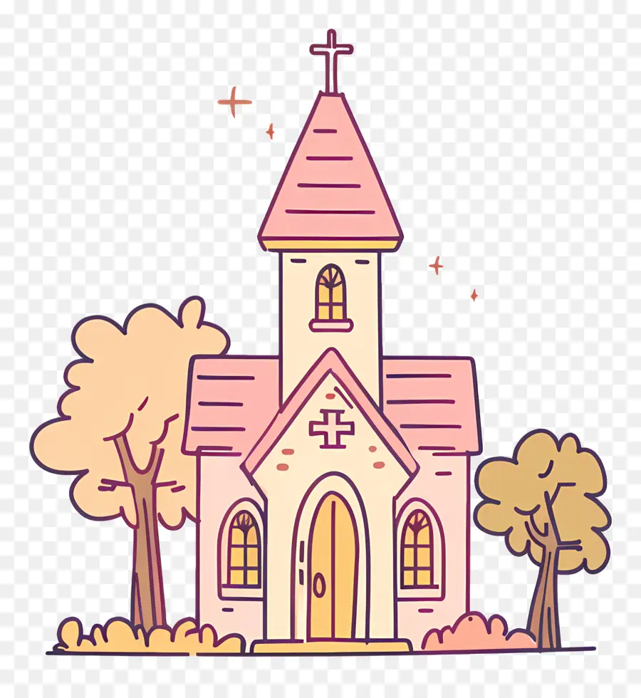 الكنيسة，كنيسة صغيرة PNG