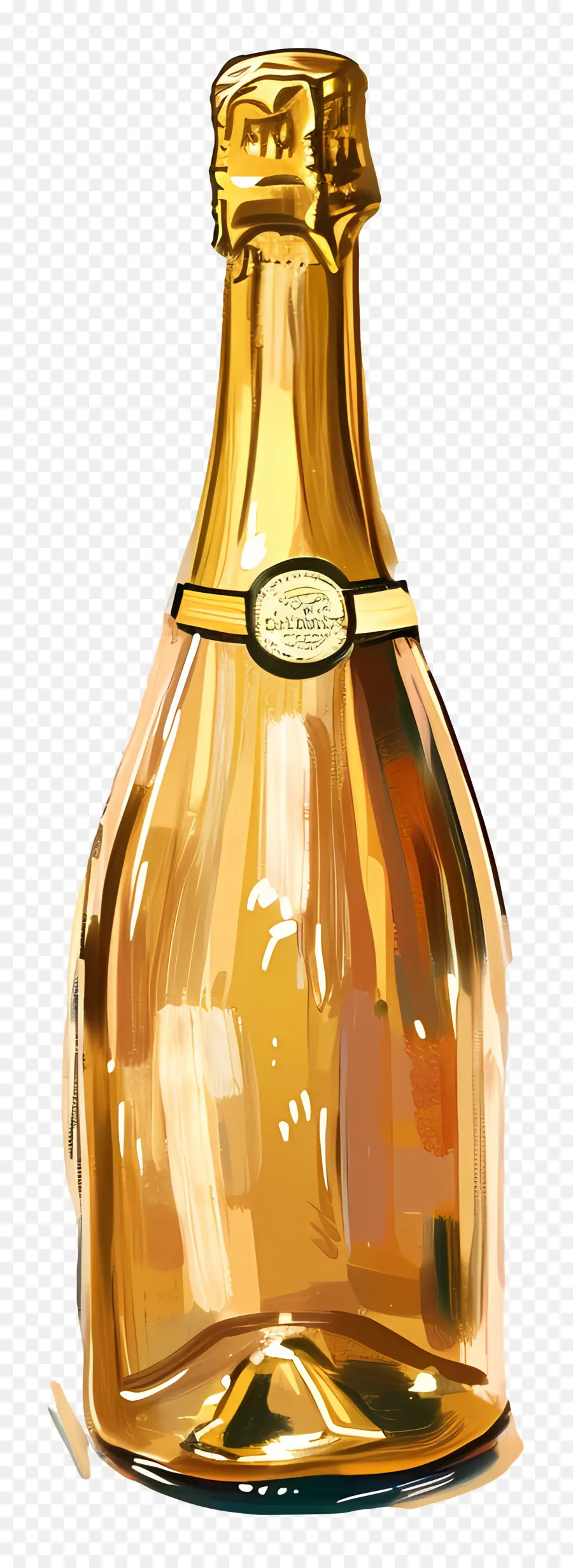 زجاجة الشمبانيا الذهب，زجاجة عطر PNG