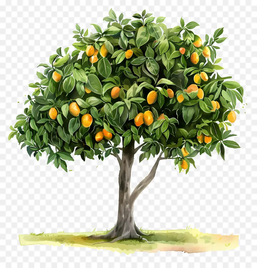 شجرة المانجو，شجرة فاكهة PNG