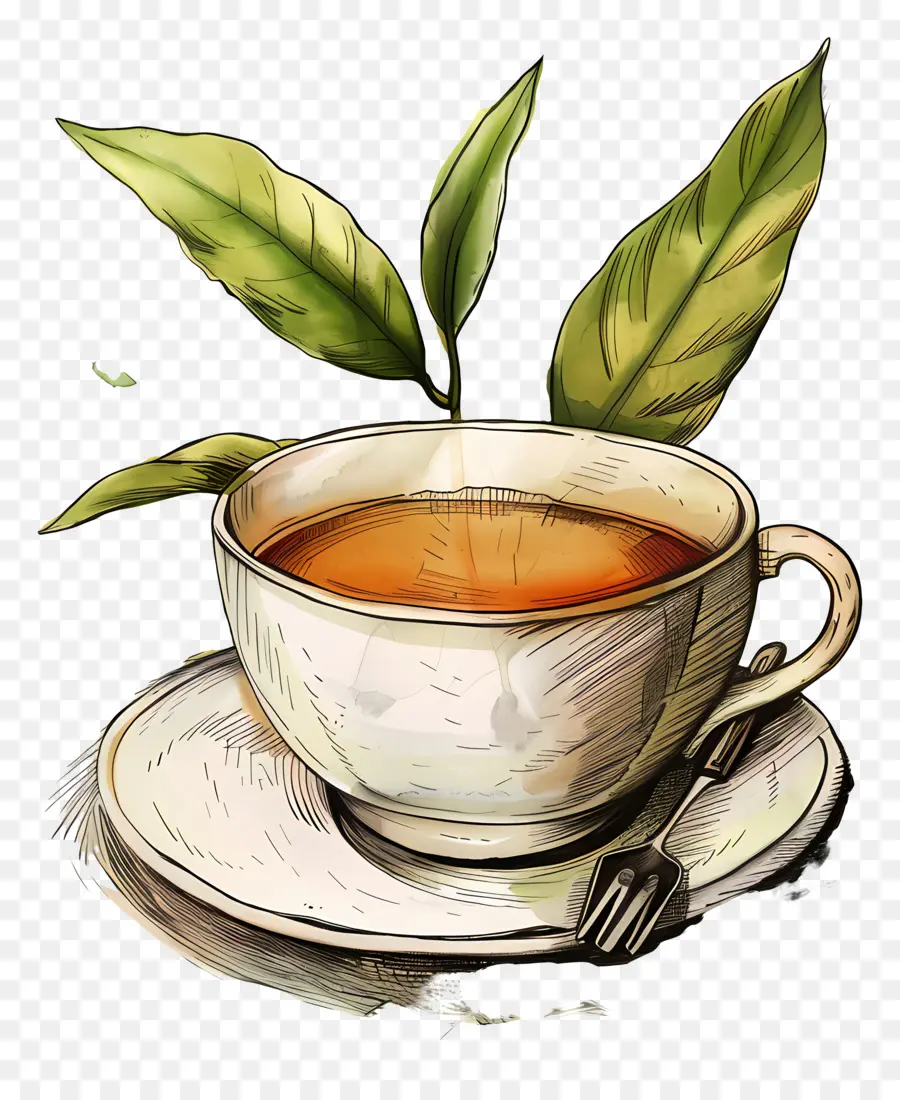 الشاي，كوب من الشاي PNG