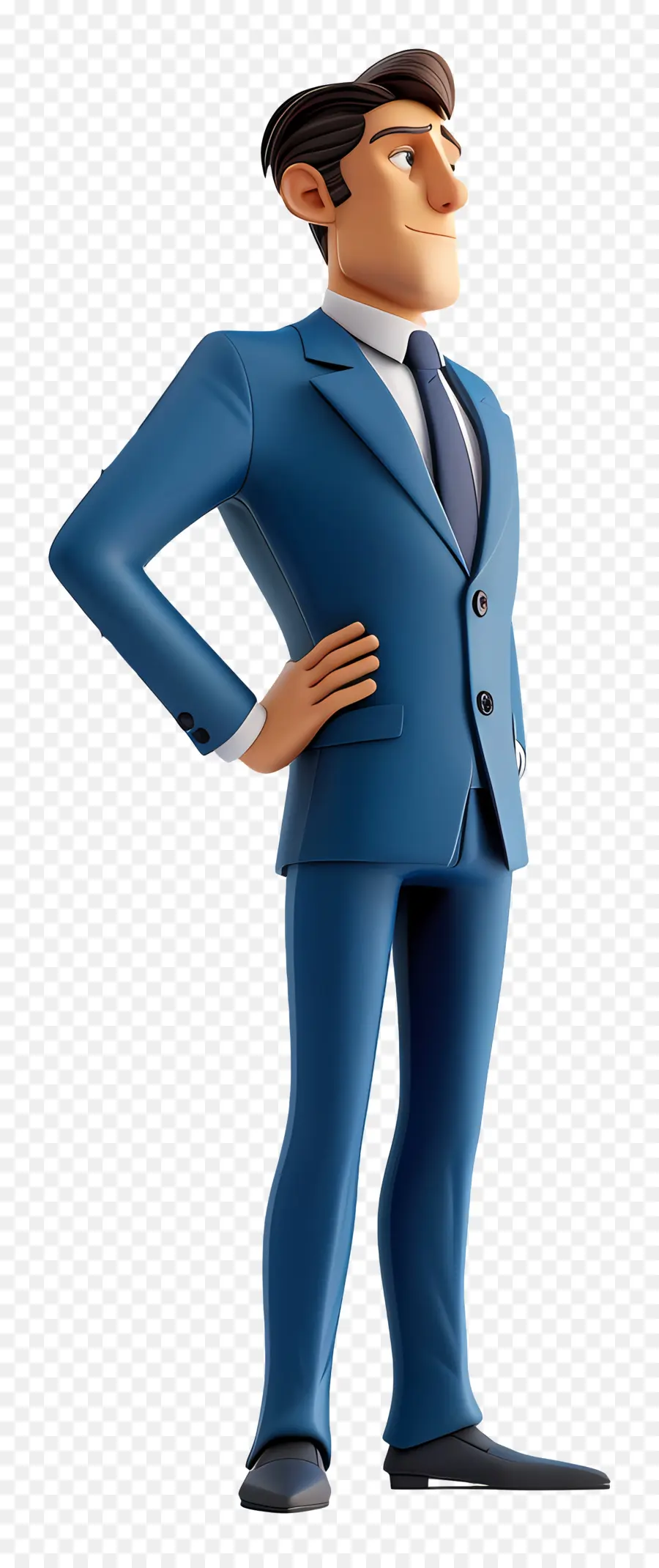 رجل أعمال，بدلة زرقاء PNG