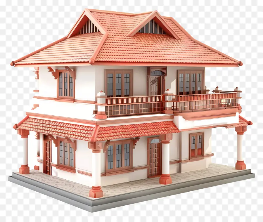 منزل كيرالا，العمارة التقليدية PNG