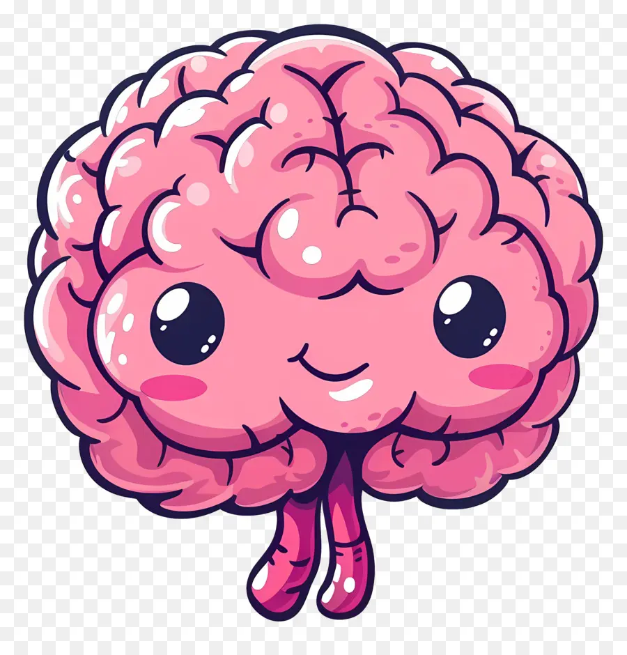 لطيف الدماغ，الدماغ الوردي PNG