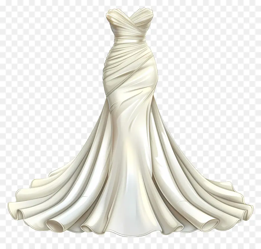 فستان زفاف البوق，فستان الزفاف الأبيض PNG