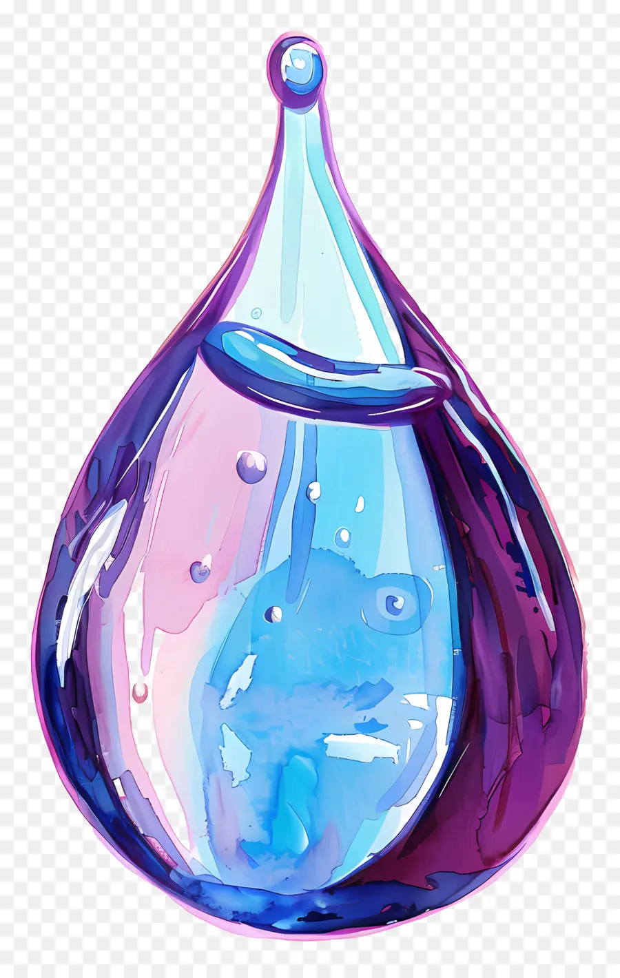 قطرة الماء，مجال الزجاج PNG