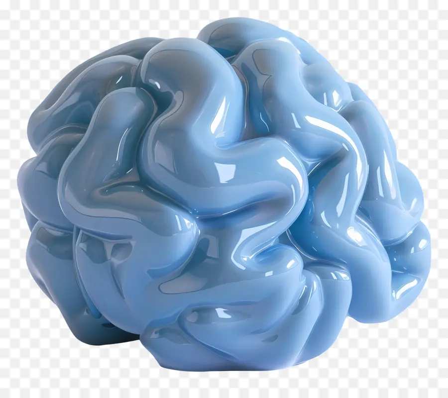 الدماغ الأزرق，تمثال الدماغ PNG