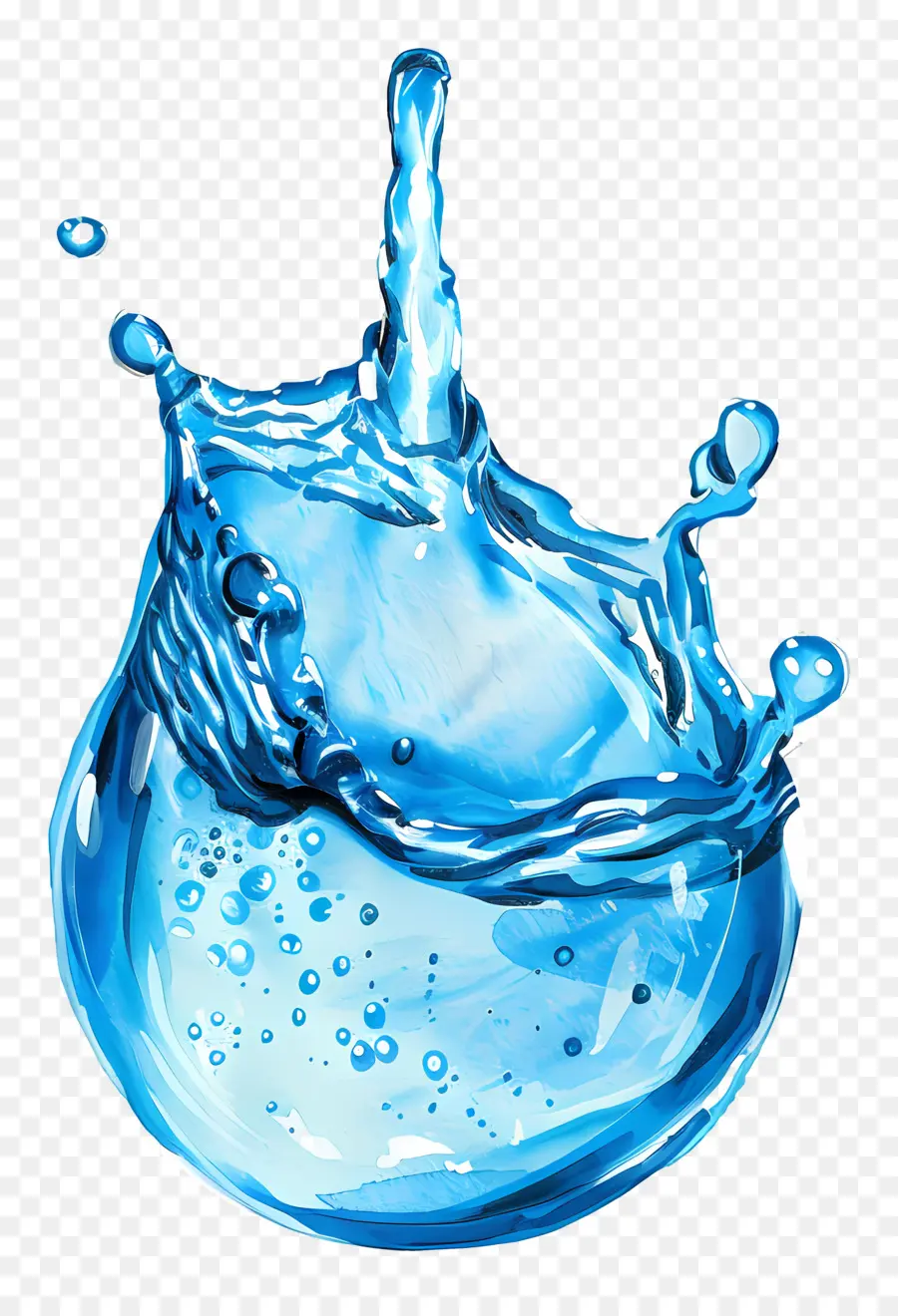 قطرة الماء，زجاجة PNG