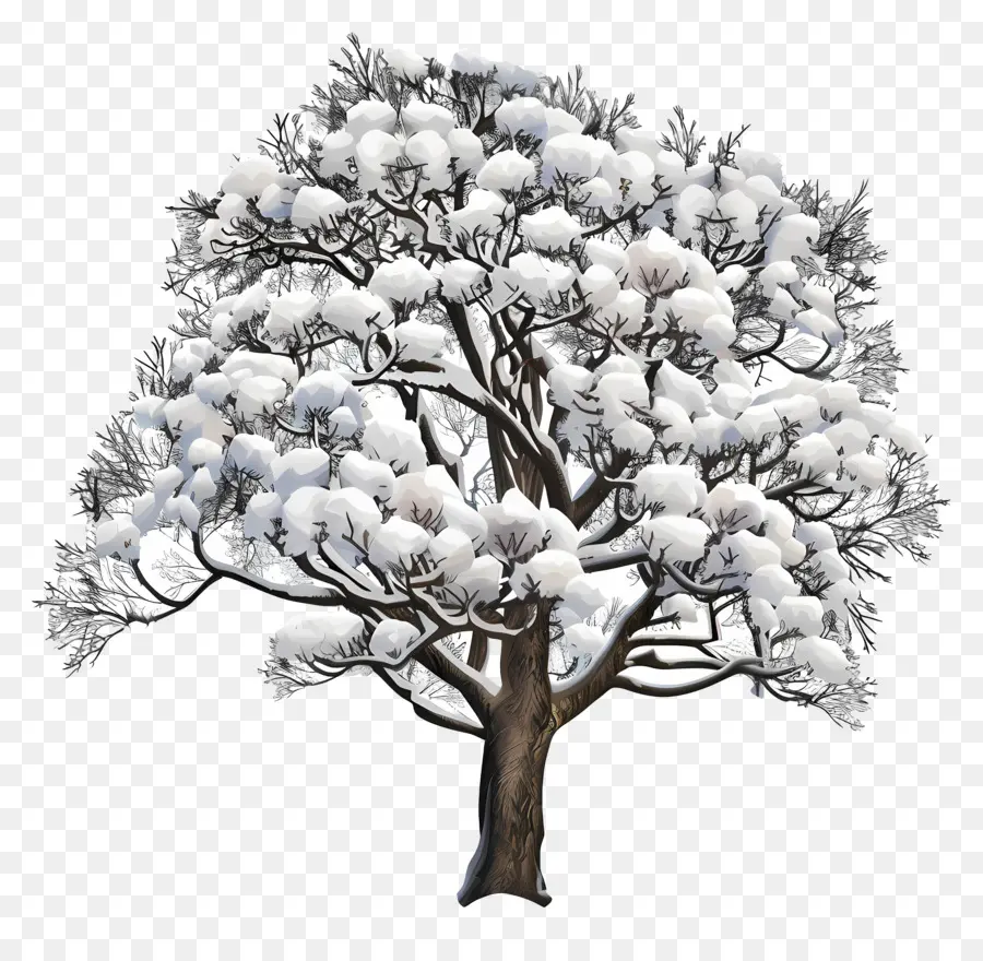 شجرة الثلج，الثلوج PNG