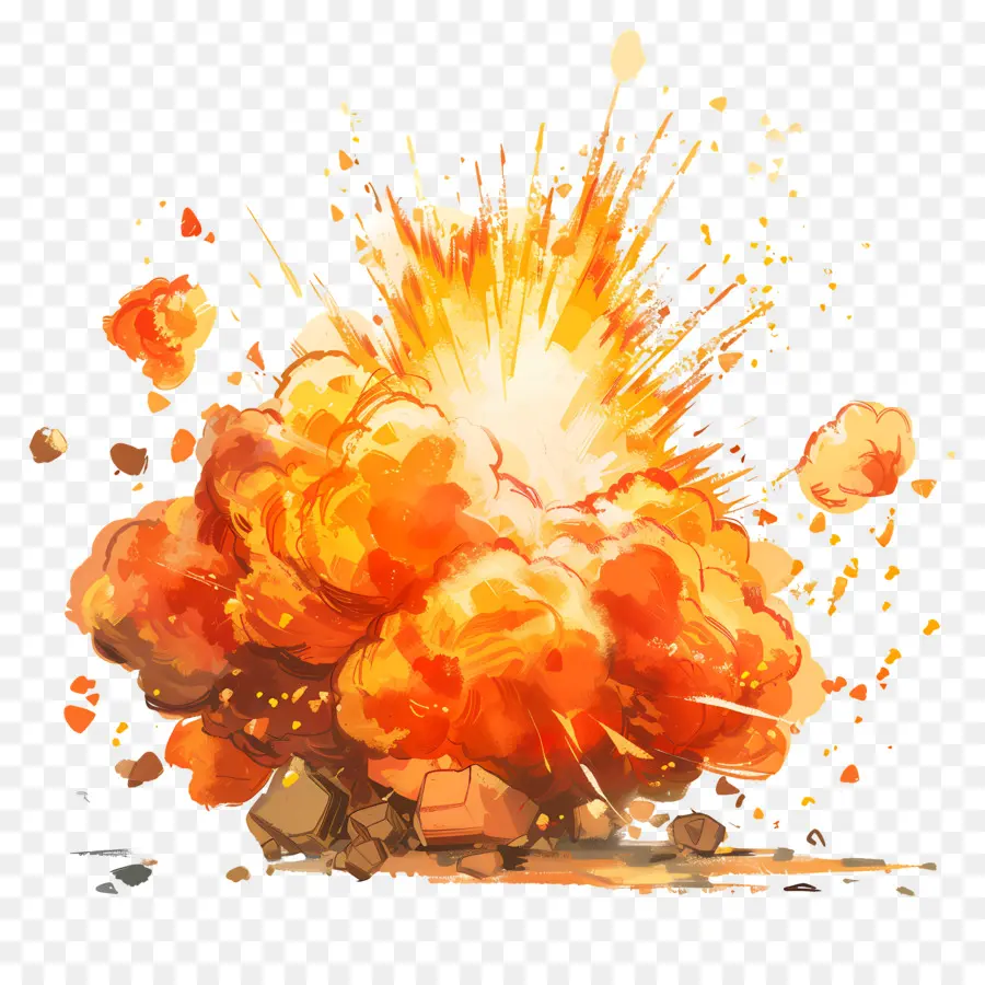 انفجار متحرك，انفجار PNG