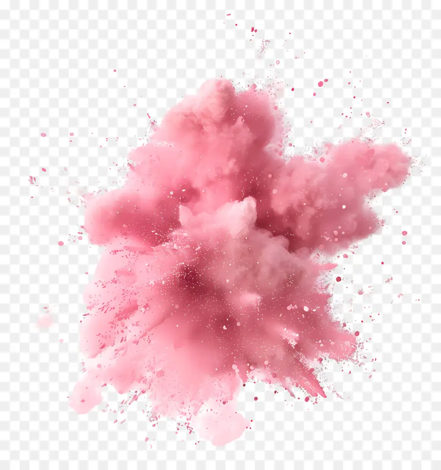 انفجار مسحوق，انفجار مسحوق الوردي PNG
